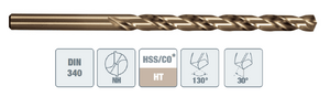 Сверло по металлу 134NB ø1.8х80/53 мм, DIN340 HSS OSAWA