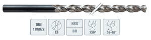 Сверло по металлу 1692LS ø11х365/250 мм, HSS OSAWA