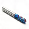 Фреза концевая ТС для закалённой стали ц/х ø 4х50/11 мм  Z-4  NaCo-blue 65HRC